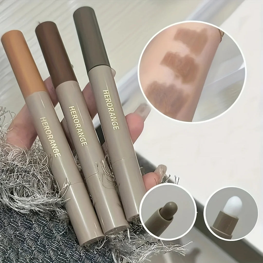 Herorange Valentine's Day Gift Contour Stick - 2-in-1 Nose & Face Sculpting Pen with Brush, Suitable for All Skin Types