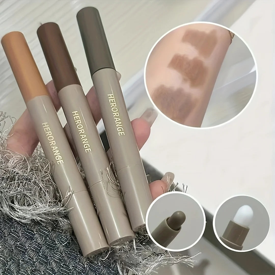Herorange Valentine's Day Gift Contour Stick - 2-in-1 Nose & Face Sculpting Pen with Brush, Suitable for All Skin Types
