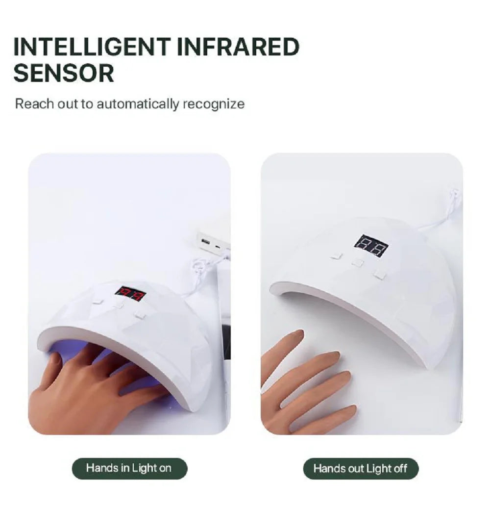 LINMANDA Nail Lamp 88W 18LED Uv Light for Nails Curing Lamp 3 Timer Setting Nail Dryer Gel Polish Light With Automatic Sensor