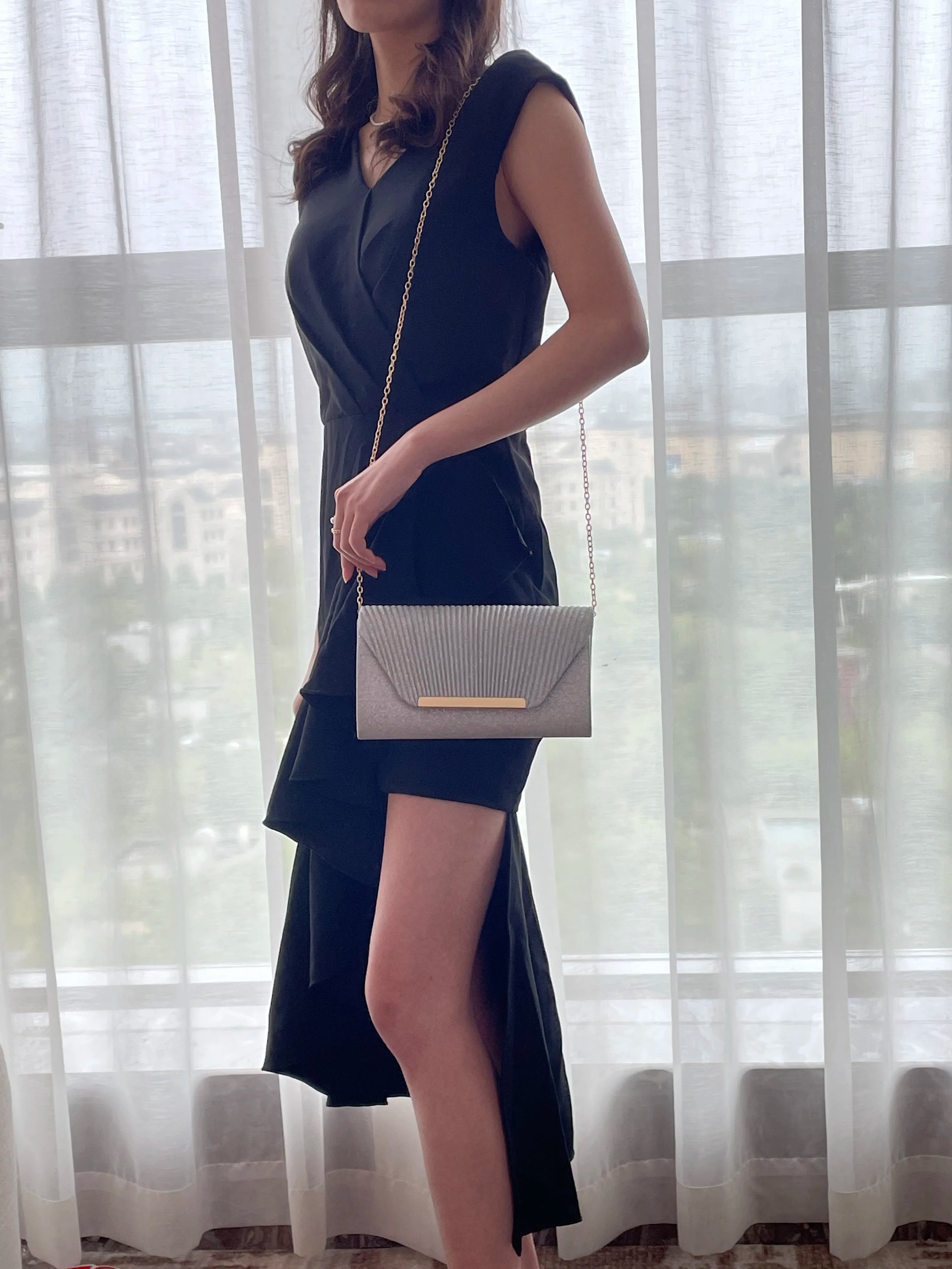 Fashion Elegant Clutch Bag New 2026 Hot Selling Chain Dinner Bag Bride Bridesmaid Lady Handbag Factory Outlet