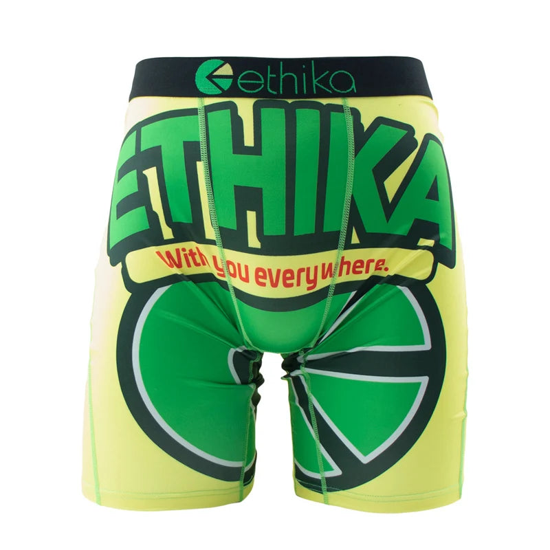 Ethika Men's Boxers Breathable Mesh Crotch Trunks Plus Size S To 3XL Comfort Fit