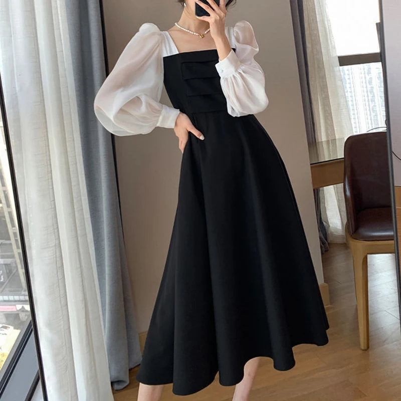 Women's Elegant Chiffon A-Line Dress