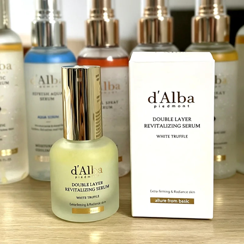 Fashion D‘alba White Truffle Essence Spray Hydrates Moisturizes Relieves Dryness Soothes and Sensitivity Firms Brighten Skincare