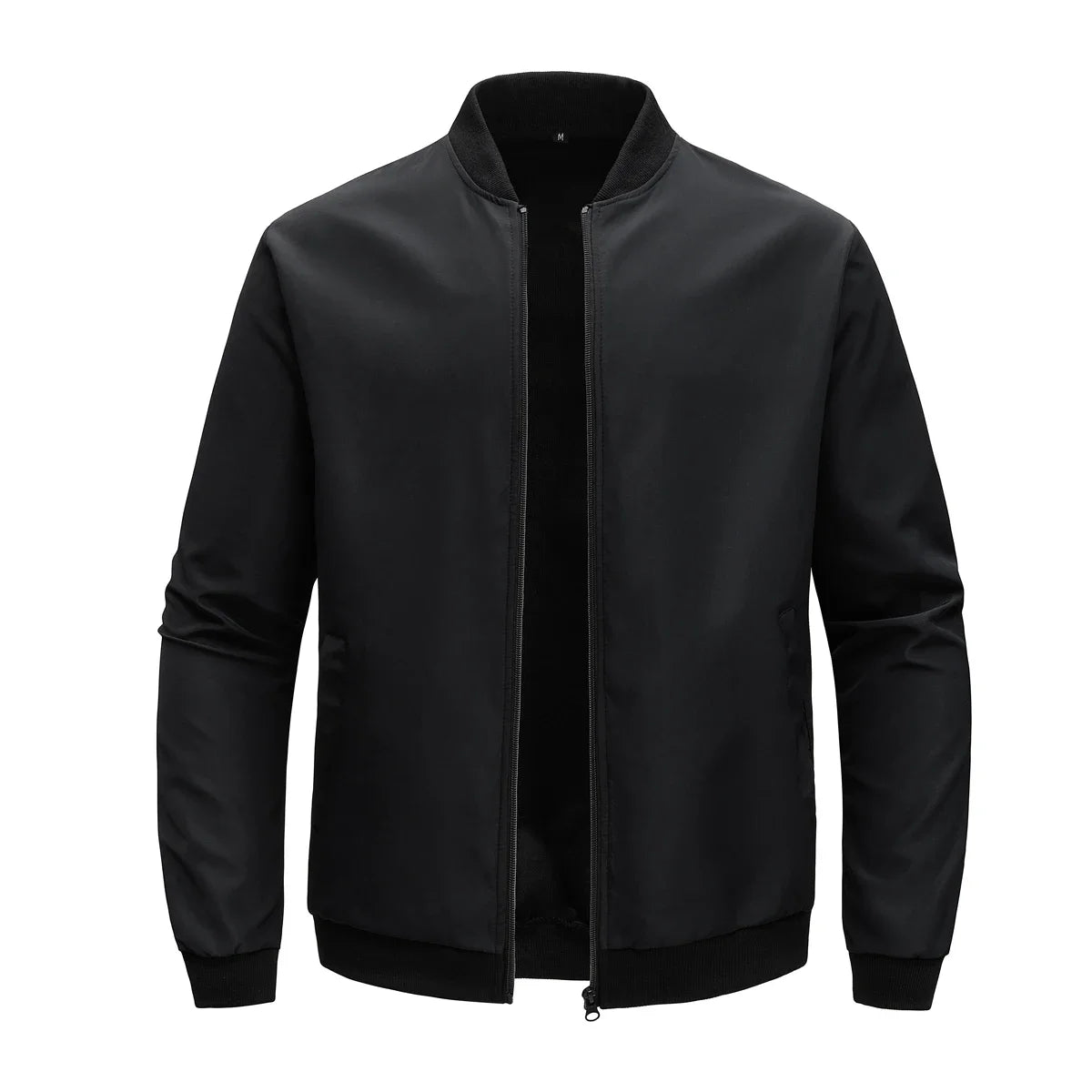 Mens Lightweight Baseball Collar Jacket For Spring And Fall Casual Thin Coat Trendy Business Wear