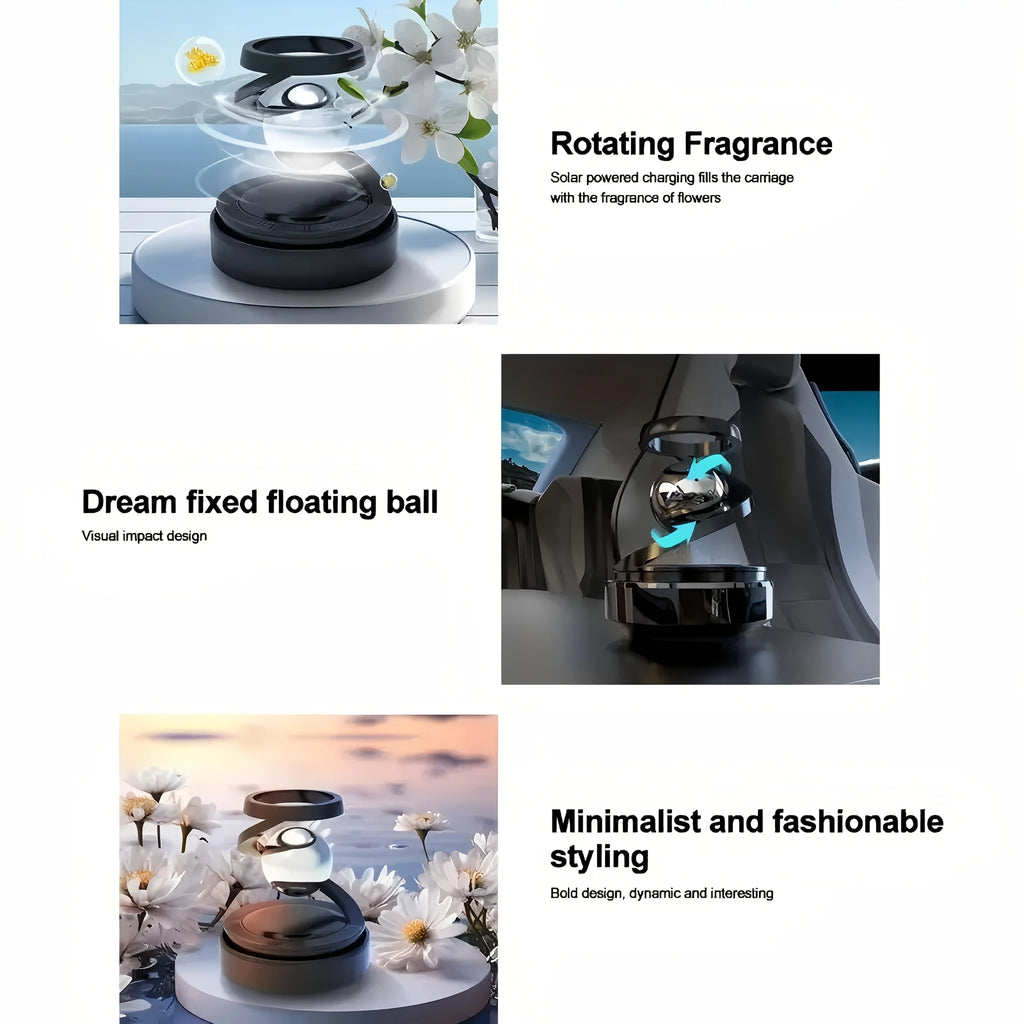 Starry Sky Solar-Powered Car Air Freshener – Long-Lasting Fragrance, Stylish Design, Premium Car Perfume | Ideal Gift & Festive