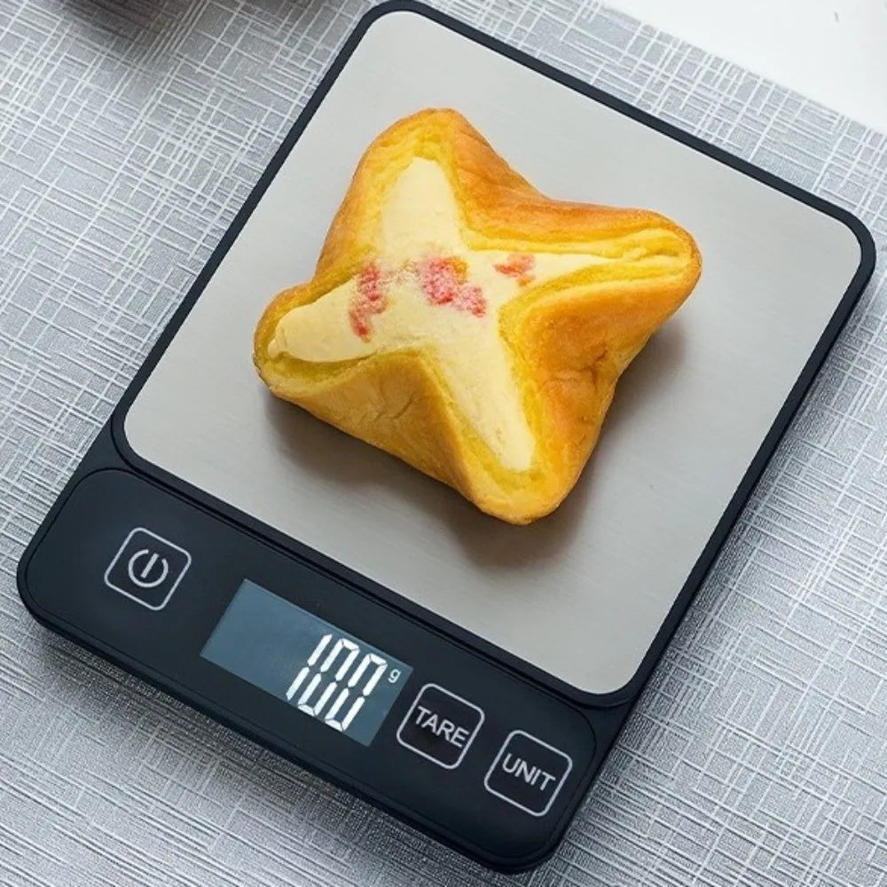 10kg Kitchen Scale LCD Digital Display Electronic Table Scale Baking Gram Weight Scales For Personal Healthy Diet Food Scale