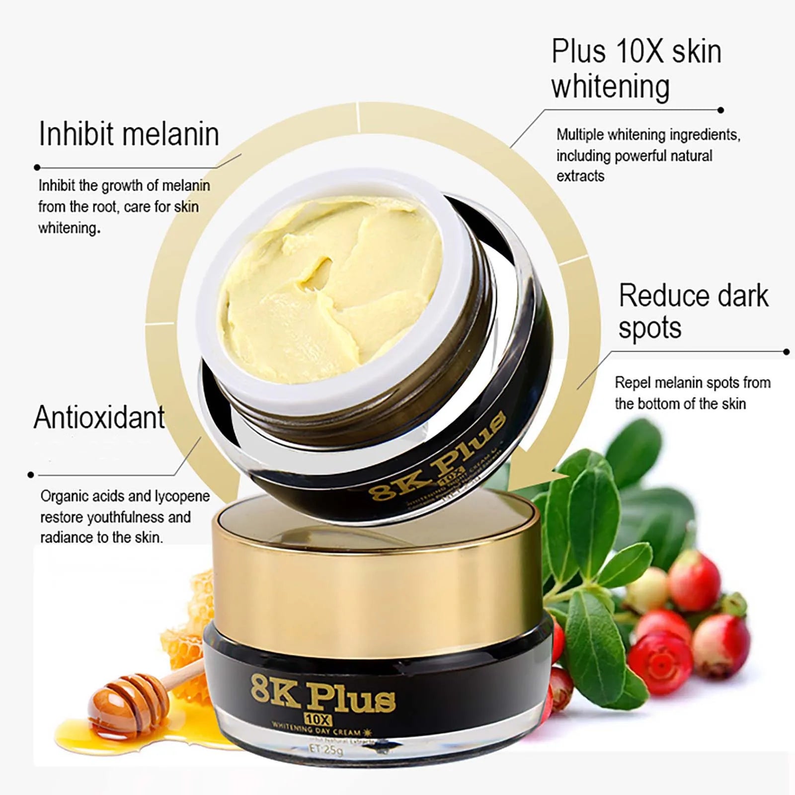 AILKE Whitening Facial Skincare For Women, With Niacinamide, Kojic Acid, Reduce Dark Spots, Hyperpigmentation, Uneven Skin Tone