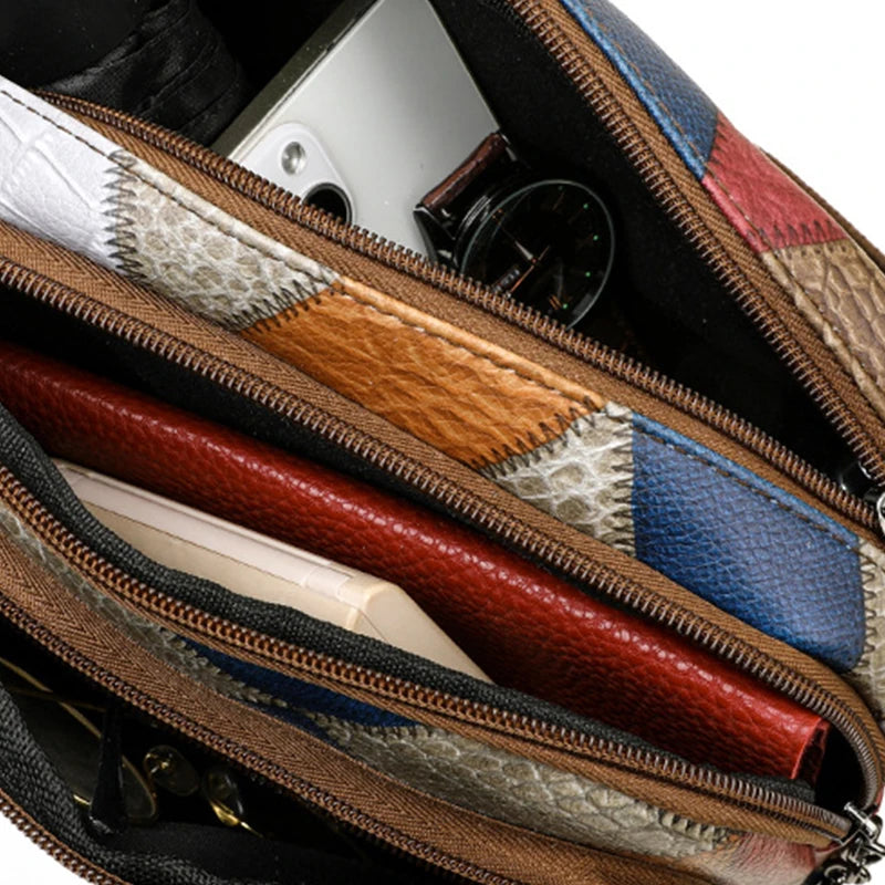 High Quality Solid Color PU Leather Shoulder Bag Old Money Crossbody Bags Women Large Capacity Ladies Handbags Female Tote Sac