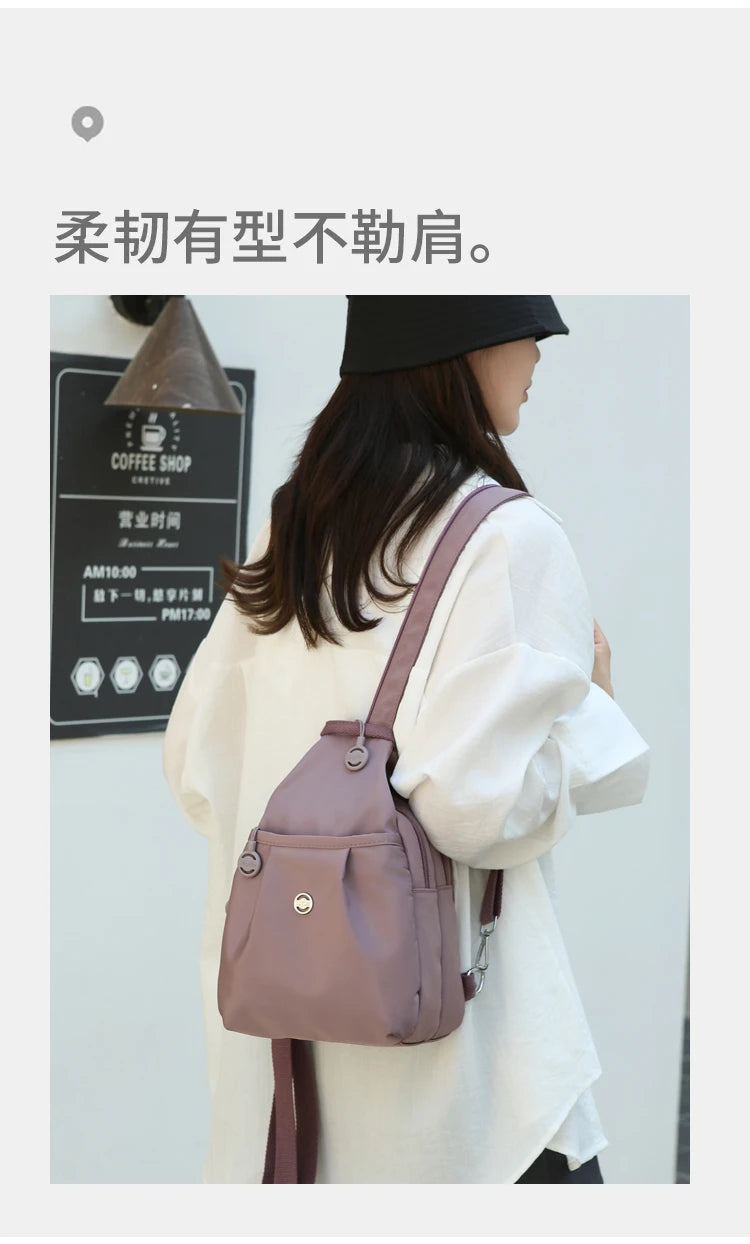 Fashion Casual Women's Chest Bag High Quality Women's Backpacks Multi Functional Shoulder Bag Large Capacity Women's Handbags