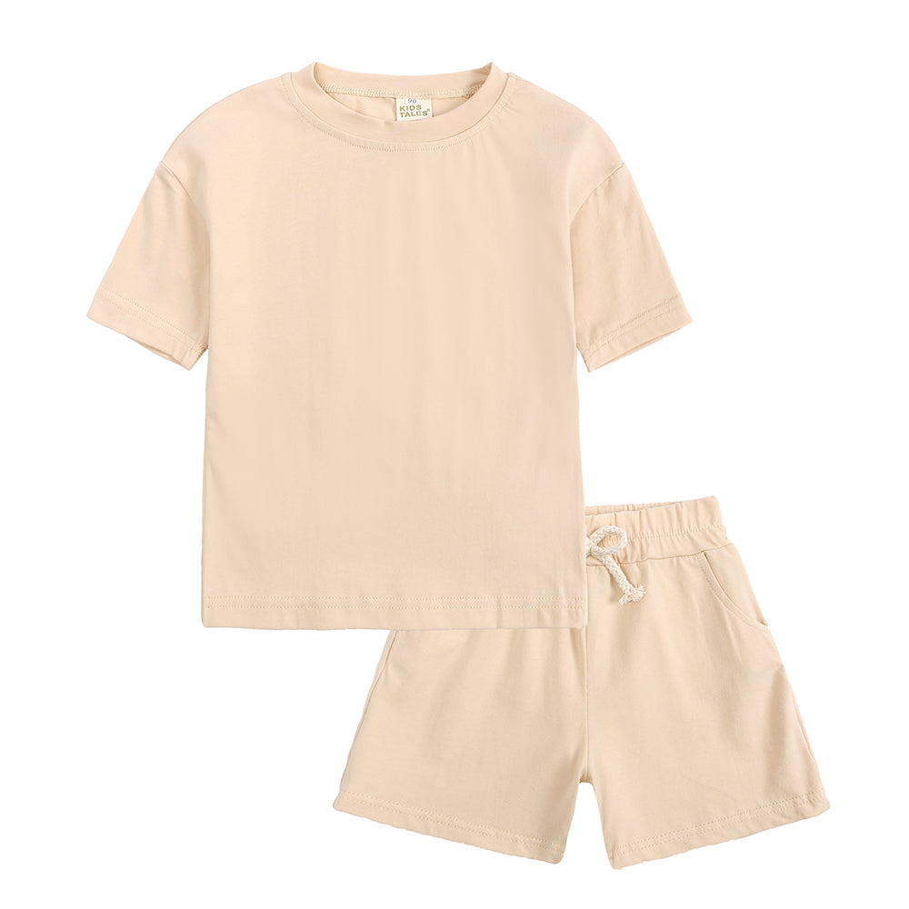 Kids Tales Unisex Children's 2-Piece Cotton Summer Outfit Set