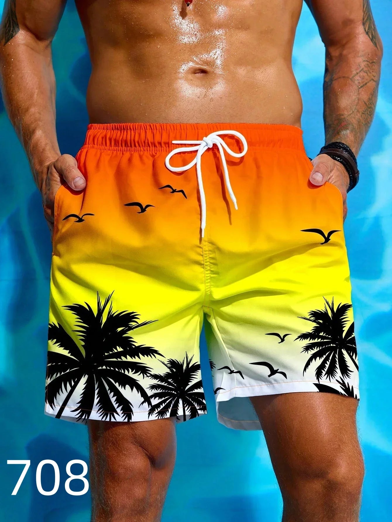 Men Gym Shorts Breathable Mesh Quick Dry For Summer Workout And Beach Sportswear Performance