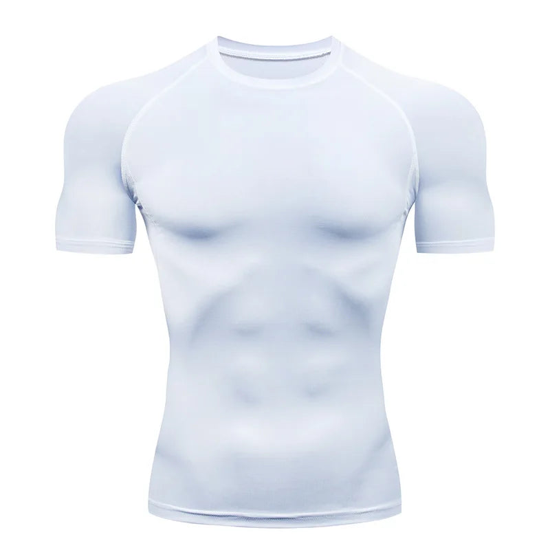 Men's Compression Turtleneck Long Sleeve Shirt - Athletic Gym Base Layer