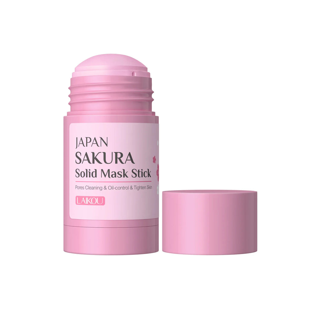Sakura Cleansing Face Mask Stick 40G– Pore Cleaner, Blackhead Removal, Oil Control, And Skin Moisturizer
