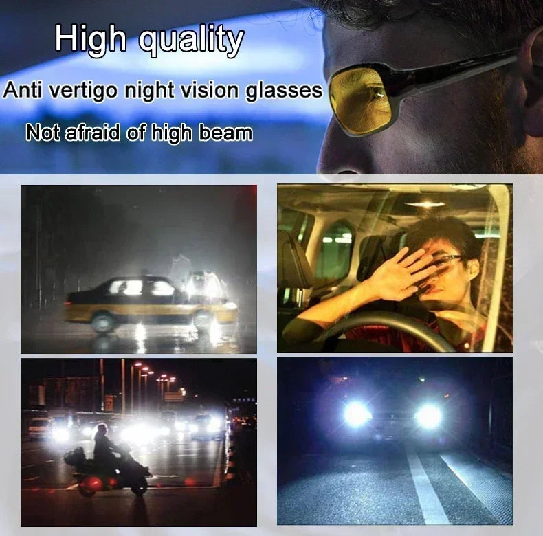 HD Anti-Glare Day and Night Driving Glasses|UV400 protection.