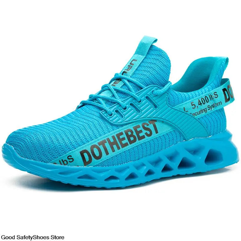 Safety Shoes Men For Work Sneakers Women'S Men Steel Toe Work Shoes Security Protective Shoes Lightweight Anti-Smash Anti-Puncture