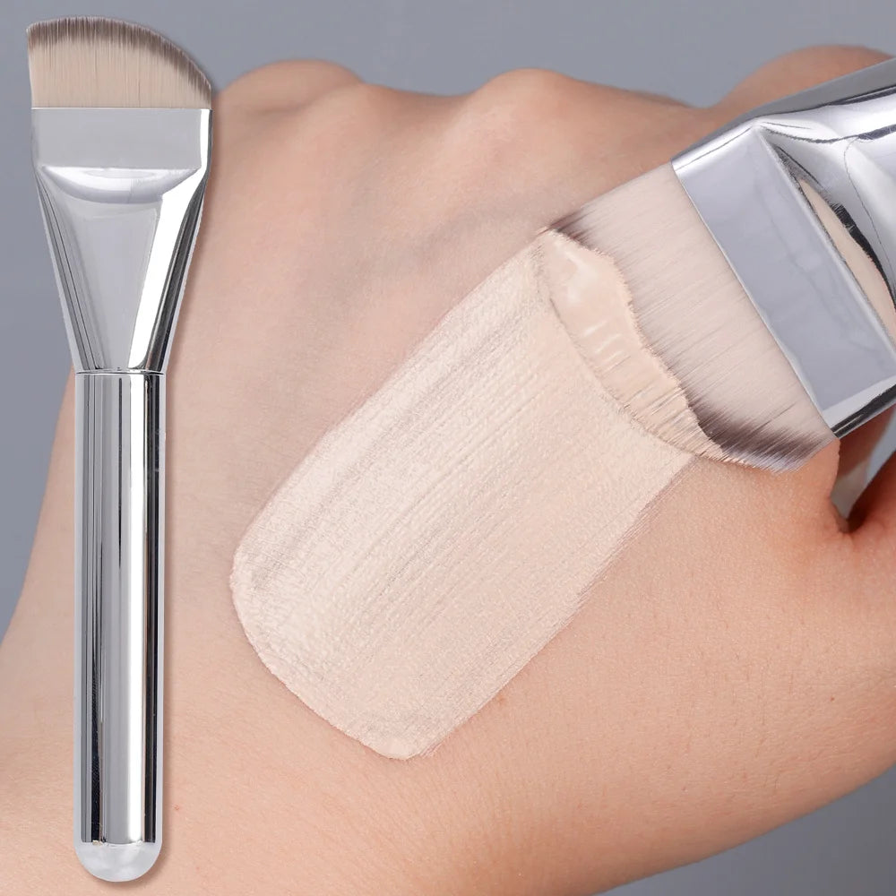 Ultra-Thin Foundation Brush Widened Bristles Lightweight Face Contour Brush Precise Even Foundation Cream Makeup Brushes