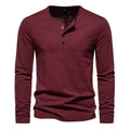 King Billion Men's Cotton Long Sleeve Shirt – Lightweight Slim Fit Casual Tee
