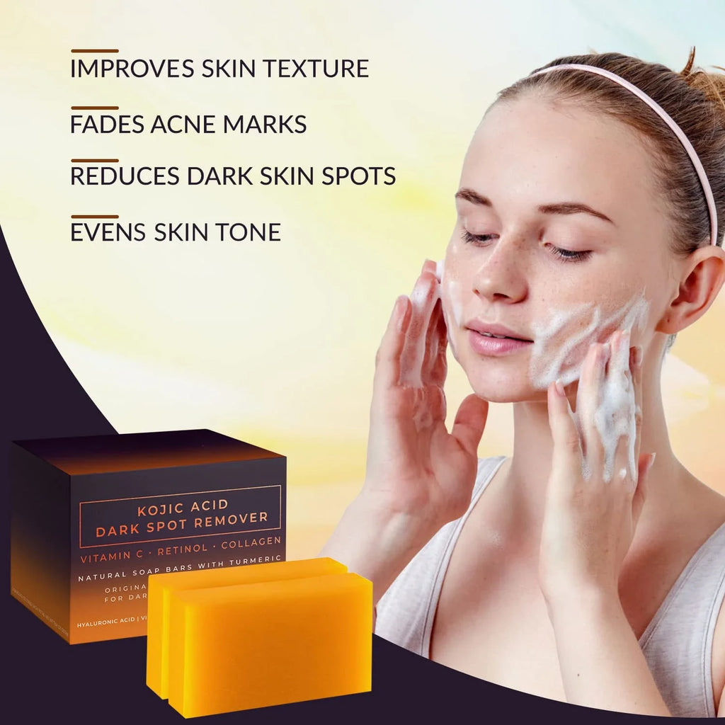DDBSHIY Kojic Acid Facial Soap - Dark Spot Remover & Cleansing