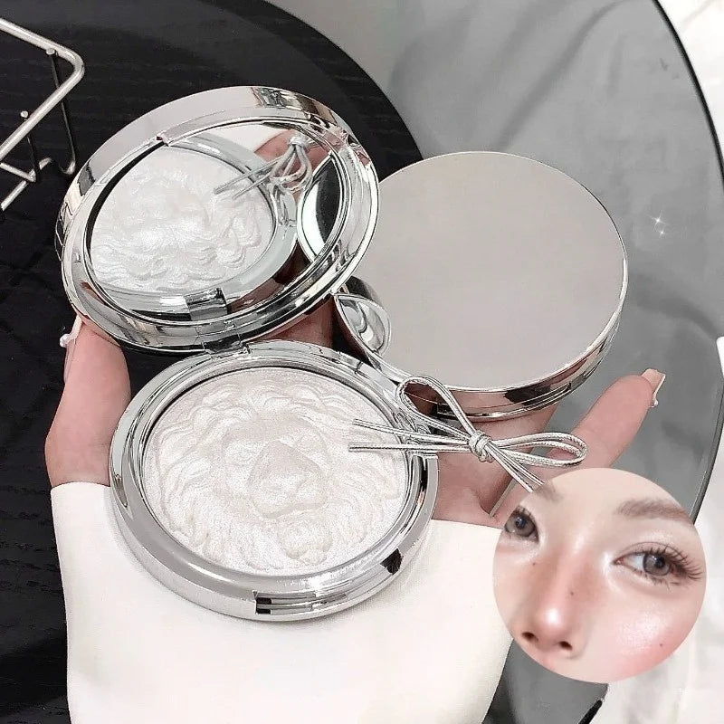 Lion Series High-Gloss Powder, Clear & Glittering, Fine Pearlescent Luster, High-End Texture, Long-Lasting High-Gloss Paste