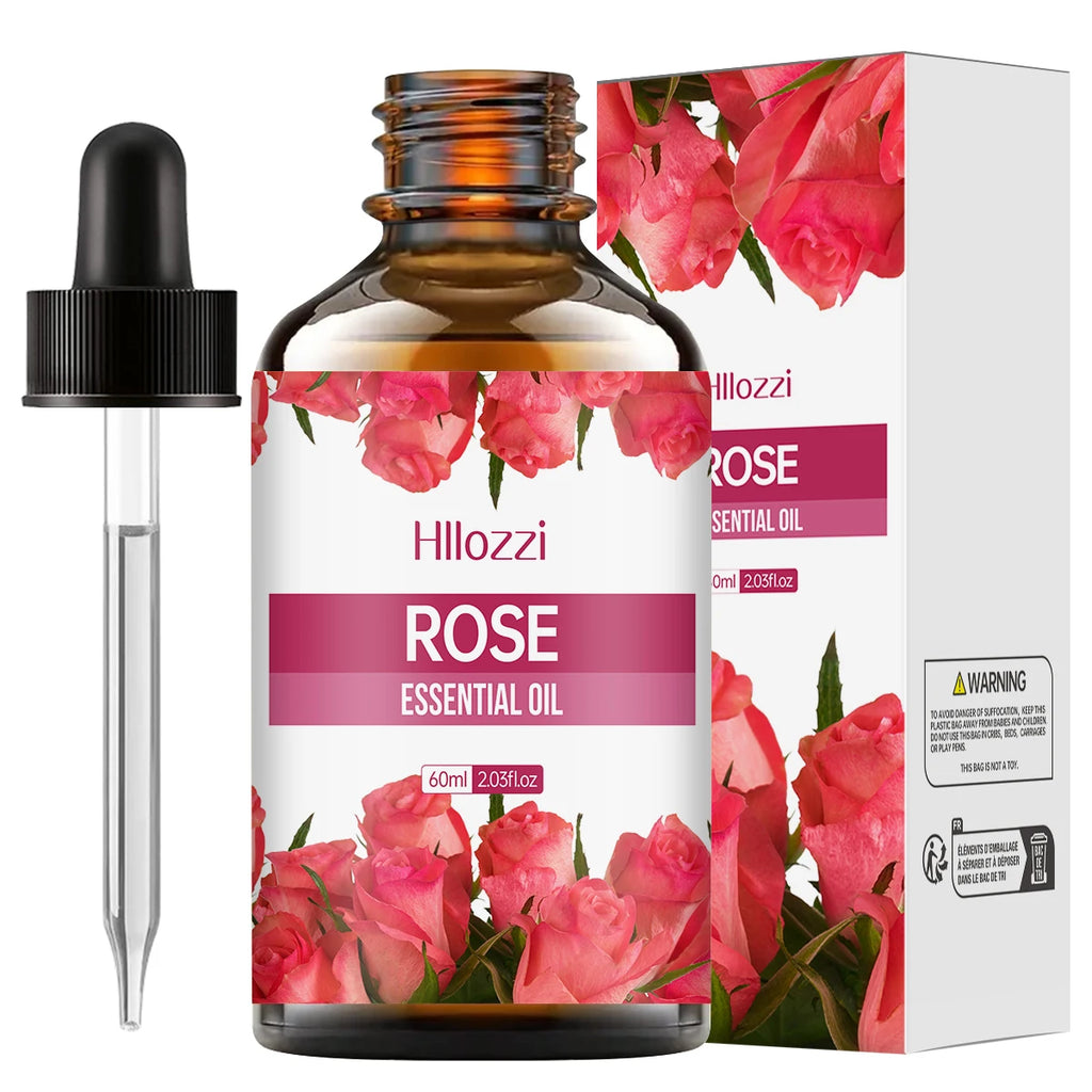 100Ml/60Ml/30Ml Rose Essential Oil Skin Care Fragrance Aromatherapy Essential Oil Perfume Massage Moisturizing Oil