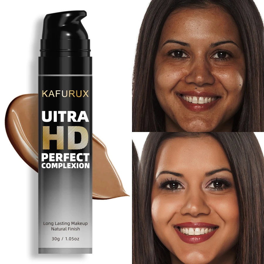 8 Color Face Foundation Cream Oil-Control Waterproof Natural BB Cream Lasting Concealer Liquid Full Coverage Matte Base Makeup