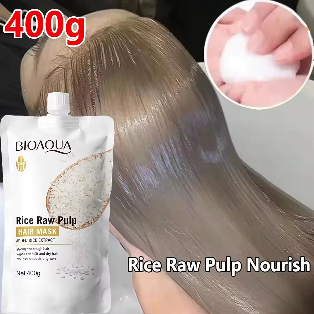 PWYUMAN Magical Keratin Rice Hair Mask - Repair and Moisturizing