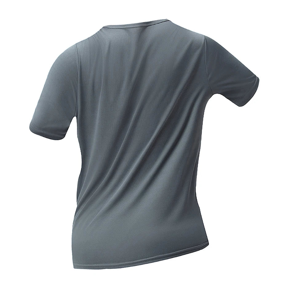 1/3 Piece Men's Four Season Printed Short Sleeved Sports Fitness Quick Drying Comfortable Plus Size Youth Casual Basic Top