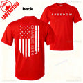Charlie Kirk Freedom Shirt, Tribute Memorial American Hero Shirt Patriotic Activism Shirt Harajuku Graphic T Shirts Streetwear