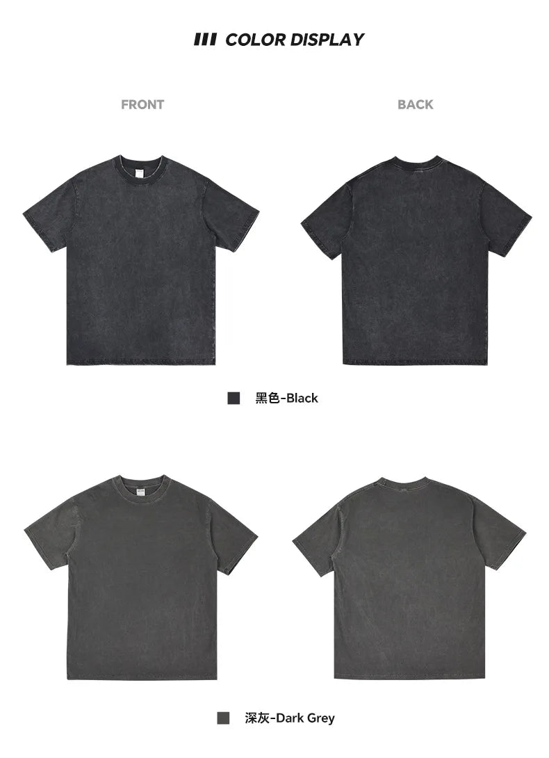 man's Summer T Shirt 2026 New Aged T-shirt short-sleeved Pure Cotton Loose short-sleeved Tshirt Men Clothing DingdianWY280