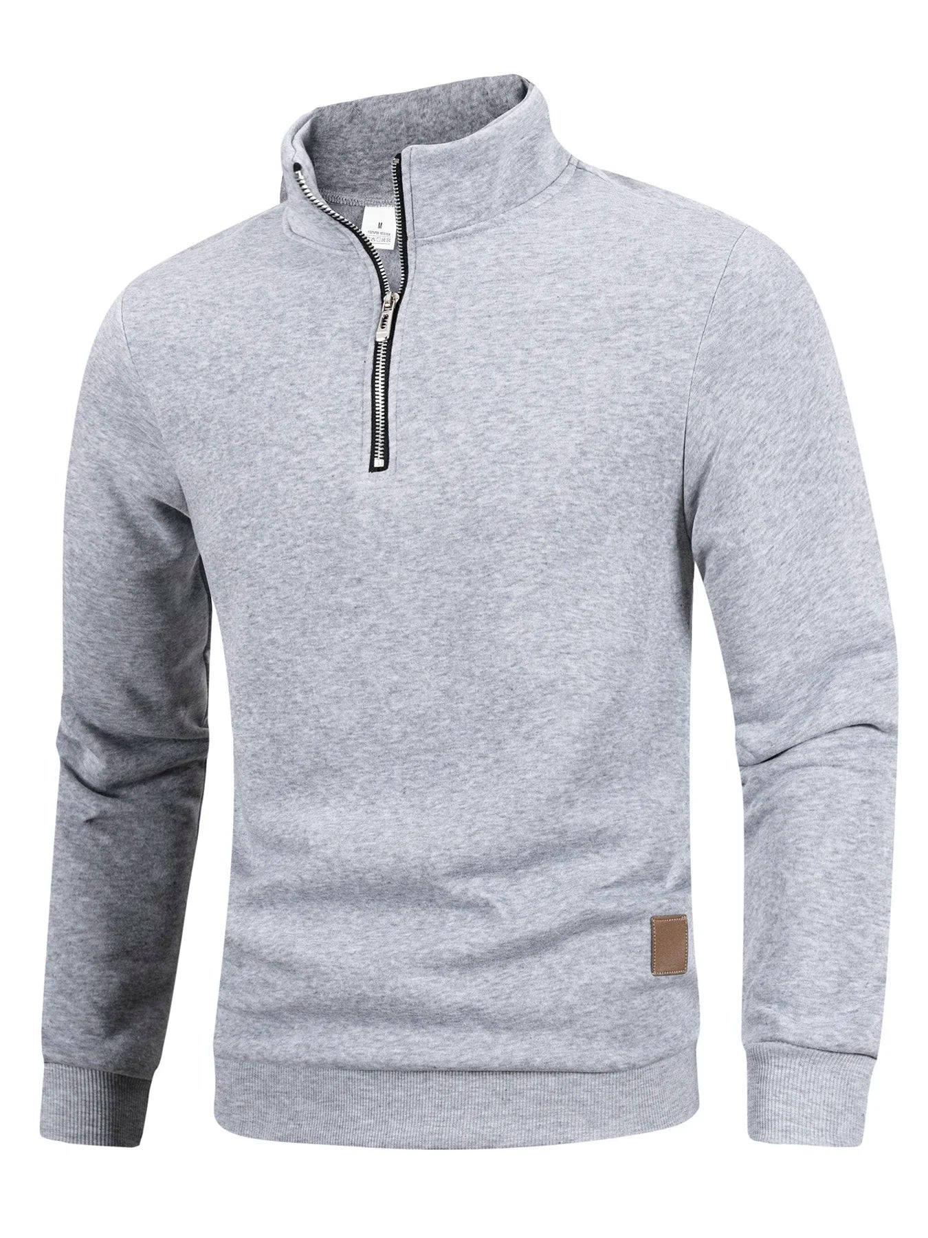 Men'S Quarter Zip Up Long Sleeveslim Fit Lightweight Mock Neck Pullover Casual Sweaters Half Turtleneck Cozy Outdoor Streetwear