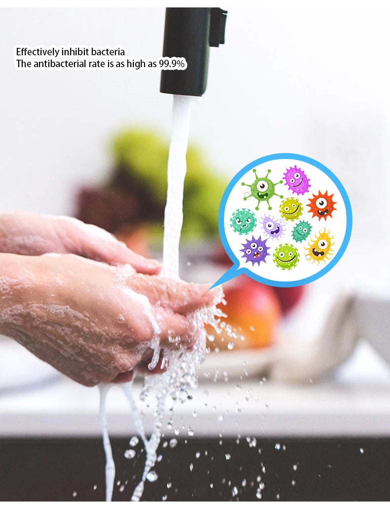 Dispensador de jabón automático sin contacto inteligente infrarrojo con espuma, máquina de espuma de limpieza de manos con inducción USB para cocina y baño