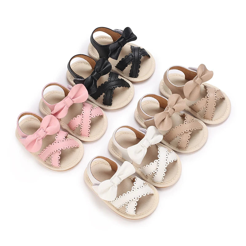 Summer newborn children's shoes, girls' sandals, children's shoes, outdoor casual walking shoes, 0-18 months old