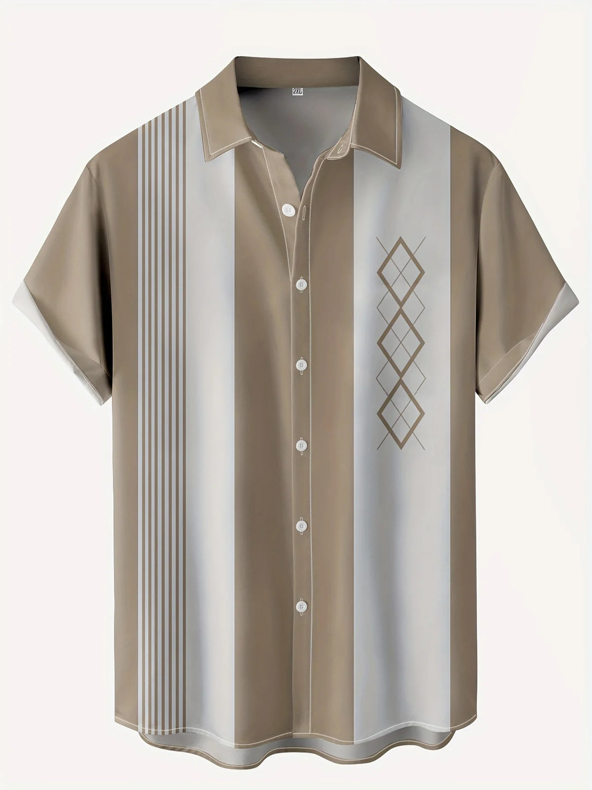 Men's Vintage Hawaii Casual Short Sleeve Shirt - Breathable Print