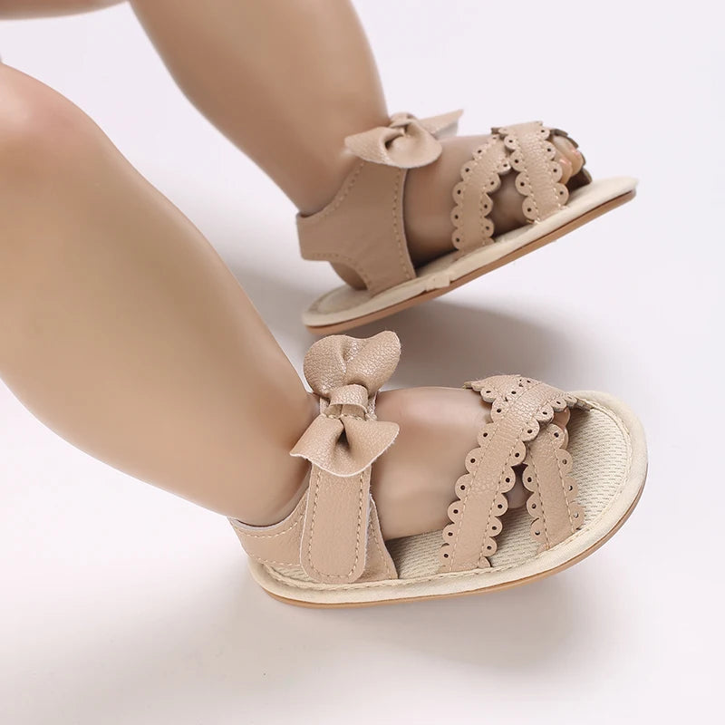 Summer newborn children's shoes, girls' sandals, children's shoes, outdoor casual walking shoes, 0-18 months old