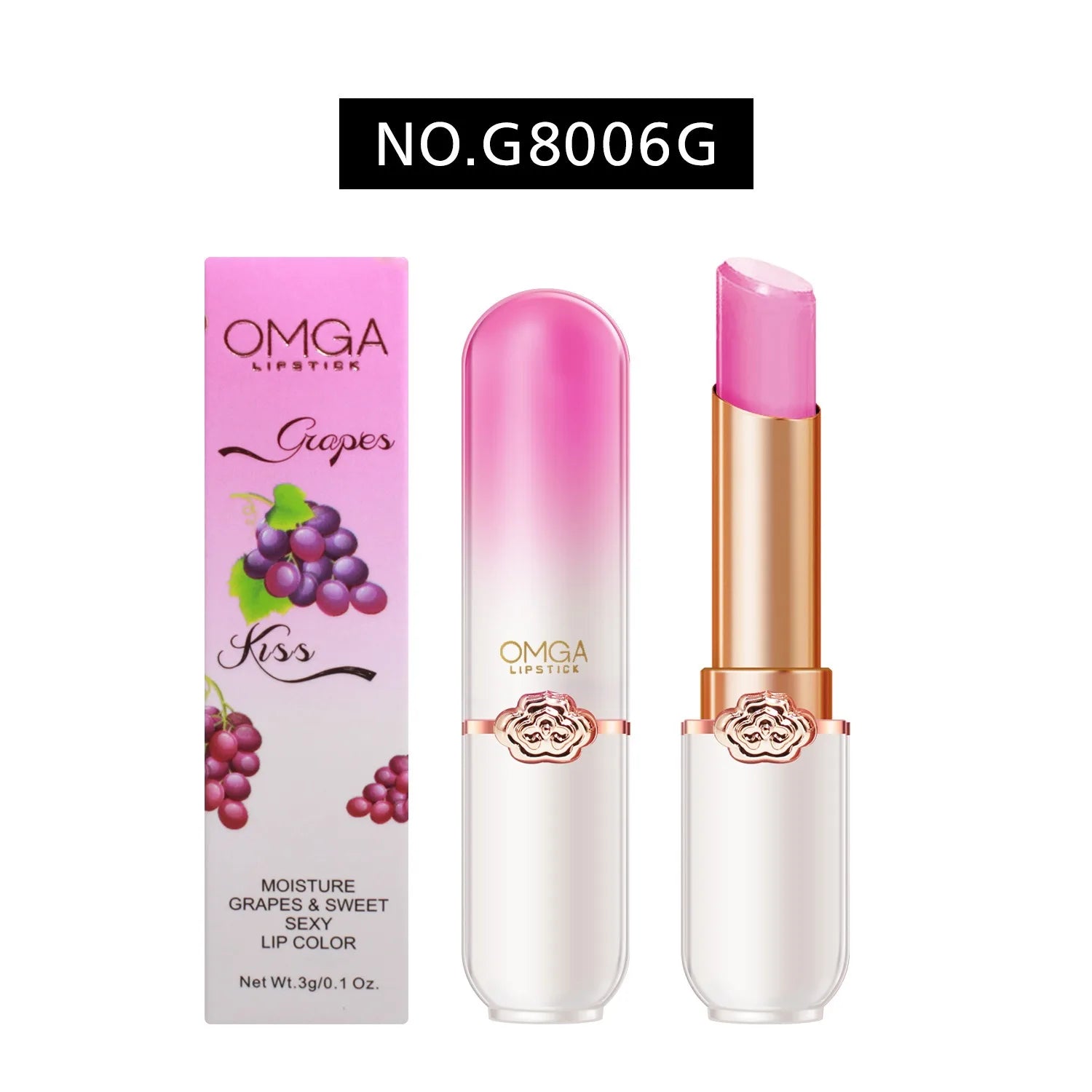 Color Changing Lipstick Moisturizing Lip Balm Nourising Long Lasting Aloe Vera Peach Gloss Natural Beeswax Lip Care Cosmetics
