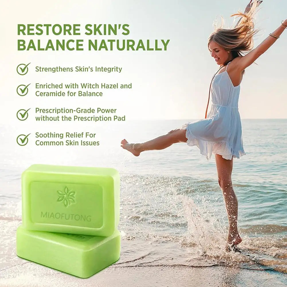 Tea Tree Oil Handmade Soap Bar – Natural Cleansing & Gentle Exfoliating Body Soap