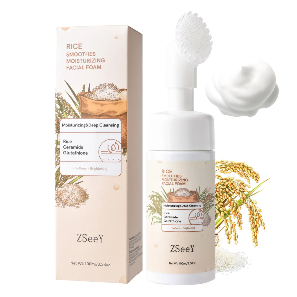 Turmeric Facial Cleanser with Brush - Brightening Face Wash 100ml