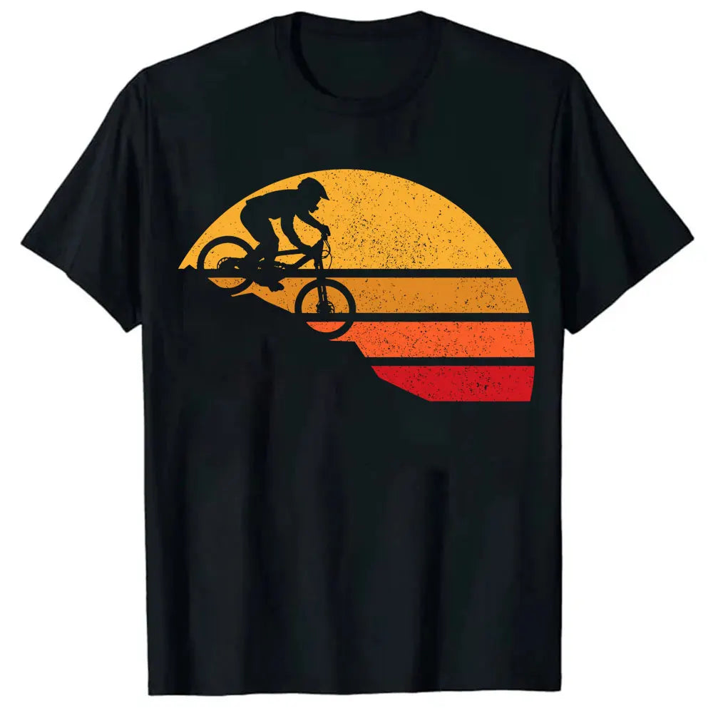 Men Clothing Mountain Bike Cycle Male Tshirts Vintage Downhill Mount Mtb Hombre Tops For Men Fashion Print Tee Roupas Masculinas