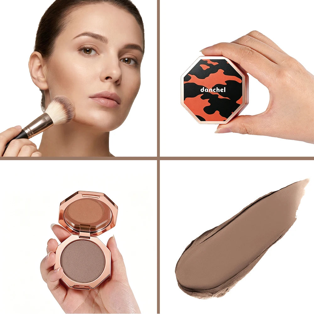 Cream Mousse Contour Bronzer Soft Blend Matte Sculpt Shading Sweat-Resistant Long Wear Natural Even Tone Facial Makeup Cosmetic