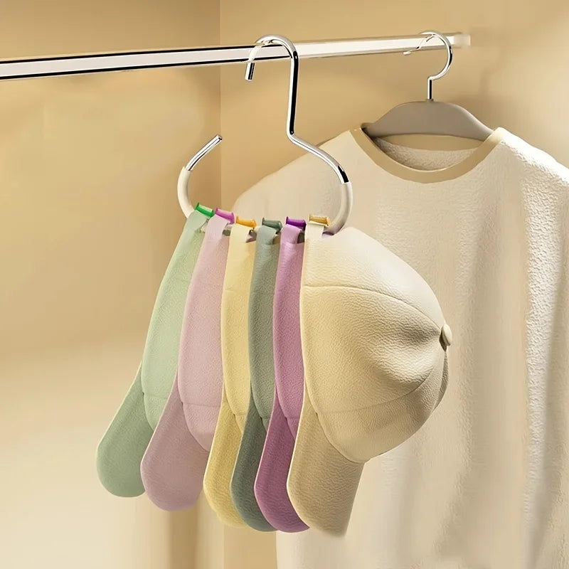 1/2/5pcsVersatile Manganese Steel Round Hook - Perfect for Hats, Ties, Scarves & Bags, Strong Load-Bearing, Non-Deformable