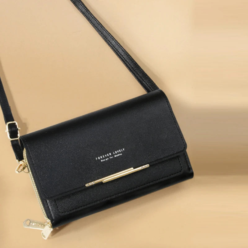 Women Crossbody Bag Fashion Shoulder Messenger Bag Multi-pocket Solid Color Bag Luxury For Ladies Handbag