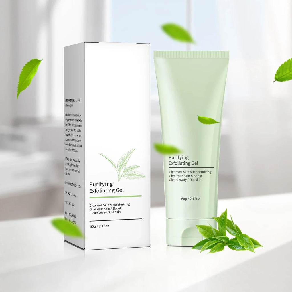 Facial Exfoliating Gel - Deep Cleansing & Blackhead Remover