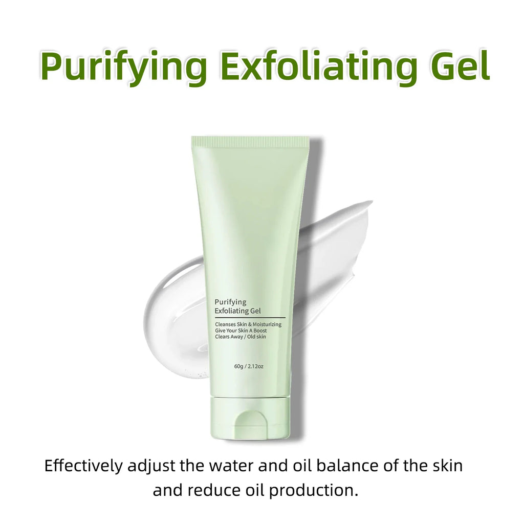 Facial Exfoliating Gel - Deep Cleansing & Blackhead Remover