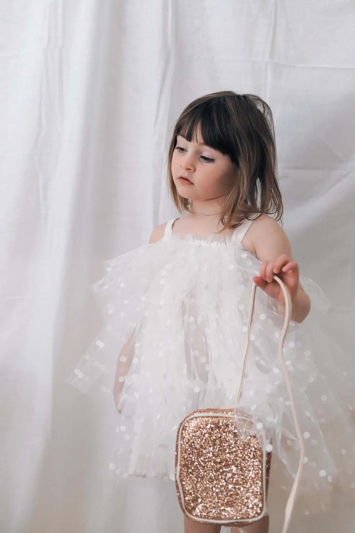 Baby Girl Princess Layered Tutu Dress Infant Toddler Child Sleeveless Suspender Dot Tulle Dresses for Casual Summer Baby Clothes