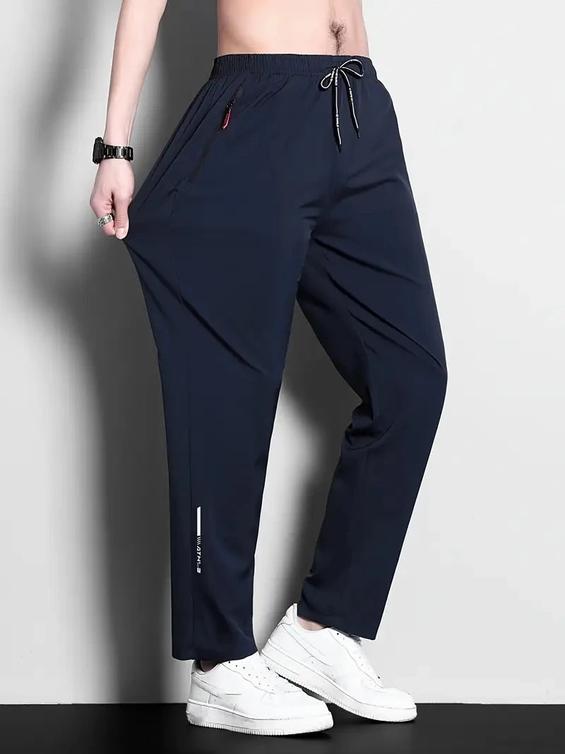Men's Casual Jogger Pants | Lightweight Print Sports Trousers XS–XXL