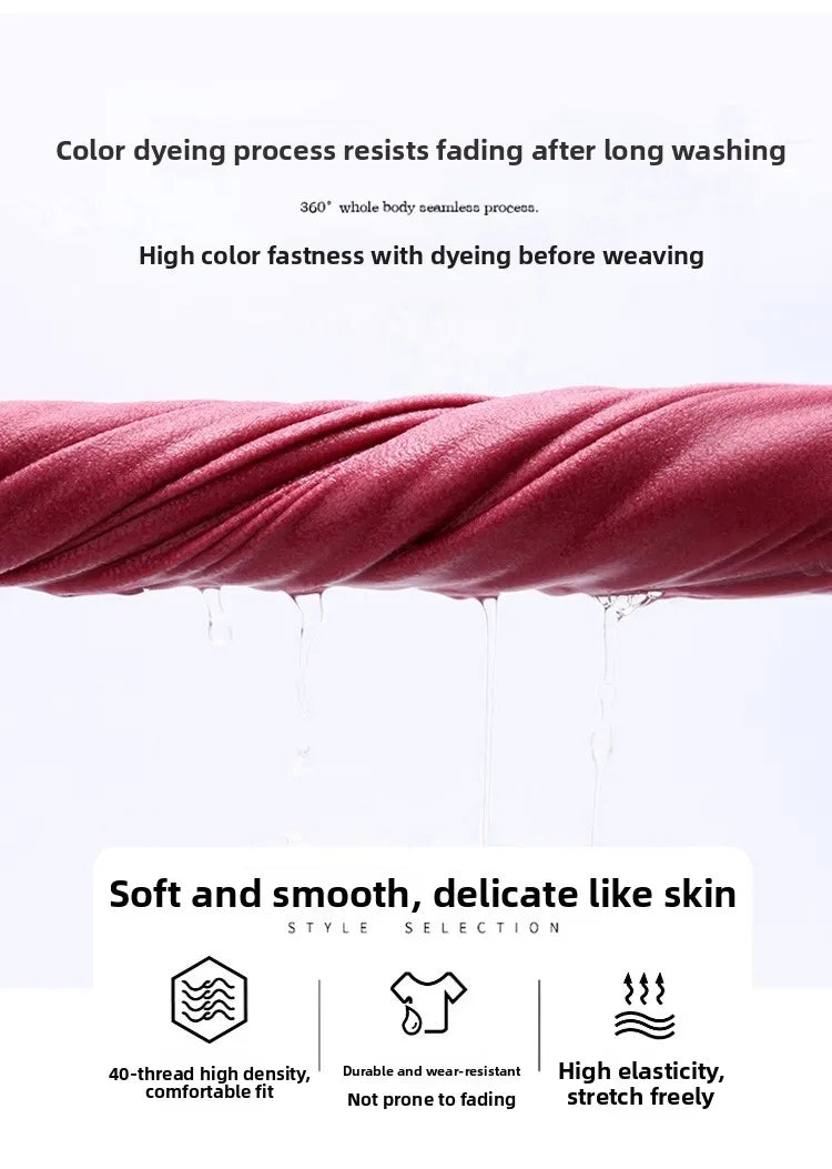 Women's High-Waist Modal Leggings - Stretchy Knit Trousers