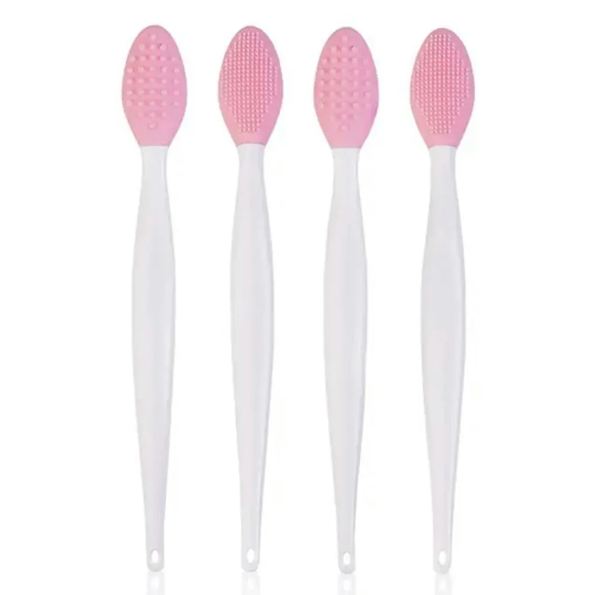 Silicone Facial Cleansing Brush Exfoliating Nose Blackhead Removal Tool With Replacement Heads For All Skin Types