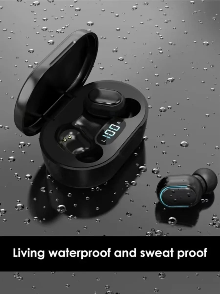 E7S TWS Wireless Headphones Bluetooth Earphone Control Sport Headset Waterproof Microphone Music Earphone Work On All Smartphone