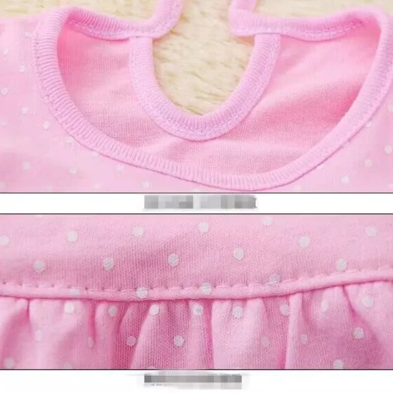 Baby Girl Embroidered Floral Cotton Sleeveless Dress Soft Breathable 100 Percent Cotton For Sensitive Skin