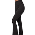 Women's Super Soft Flare Pants High Waisted Tummy Control Workout Yoga Push Up Gym Fitness Long Leggings Bell Bottoms